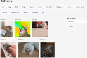 GifTastic still and animated image search