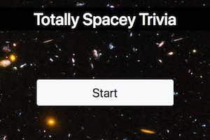 Totally Spacey Trivia Game